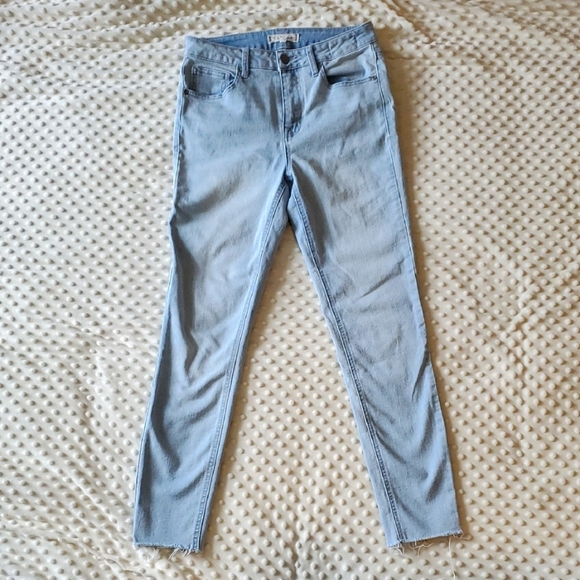 Harper Heritage High Rise Skinny Jeans Frayed Sz 26 - Picture 2 of 11